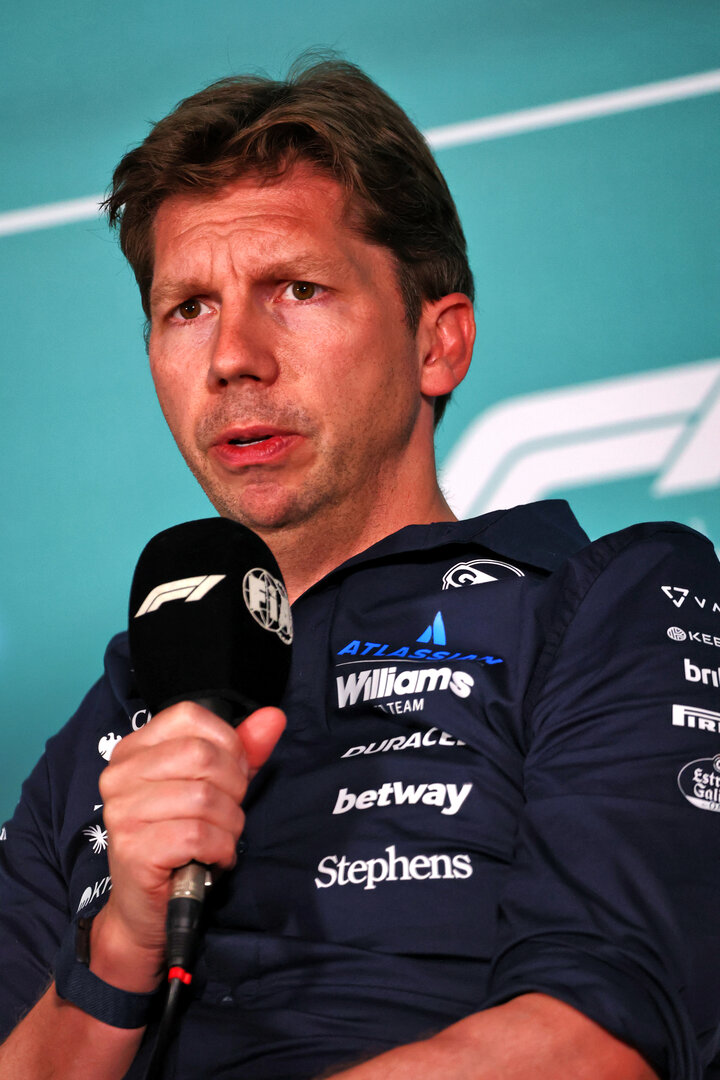 GP MIAMI, James Vowles (GBR) Williams F1 Team, Team Principal in the FIA Press Conference.
01.05.2026. Formula 1 World Championship, Rd 4, Miami Grand Prix, Miami, Florida, USA, Sprint Qualifiche Day.
- www.xpbimages.com, EMail: requests@xpbimages.com © Copyright: Bearne / XPB Images