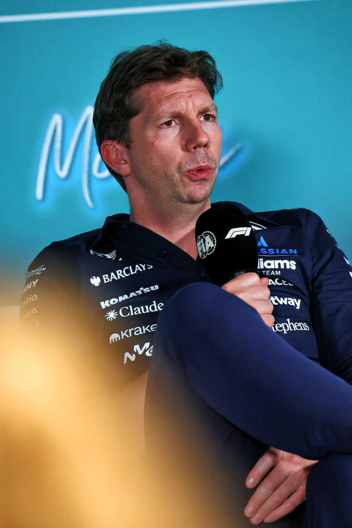 GP MIAMI, James Vowles (GBR) Williams F1 Team, Team Principal in the FIA Press Conference.
01.05.2026. Formula 1 World Championship, Rd 4, Miami Grand Prix, Miami, Florida, USA, Sprint Qualifiche Day.
- www.xpbimages.com, EMail: requests@xpbimages.com © Copyright: Bearne / XPB Images