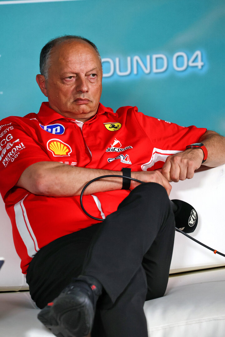 GP MIAMI, Frederic Vasseur (FRA) Ferrari Team Principal in the FIA Press Conference.
01.05.2026. Formula 1 World Championship, Rd 4, Miami Grand Prix, Miami, Florida, USA, Sprint Qualifiche Day.
- www.xpbimages.com, EMail: requests@xpbimages.com © Copyright: Bearne / XPB Images