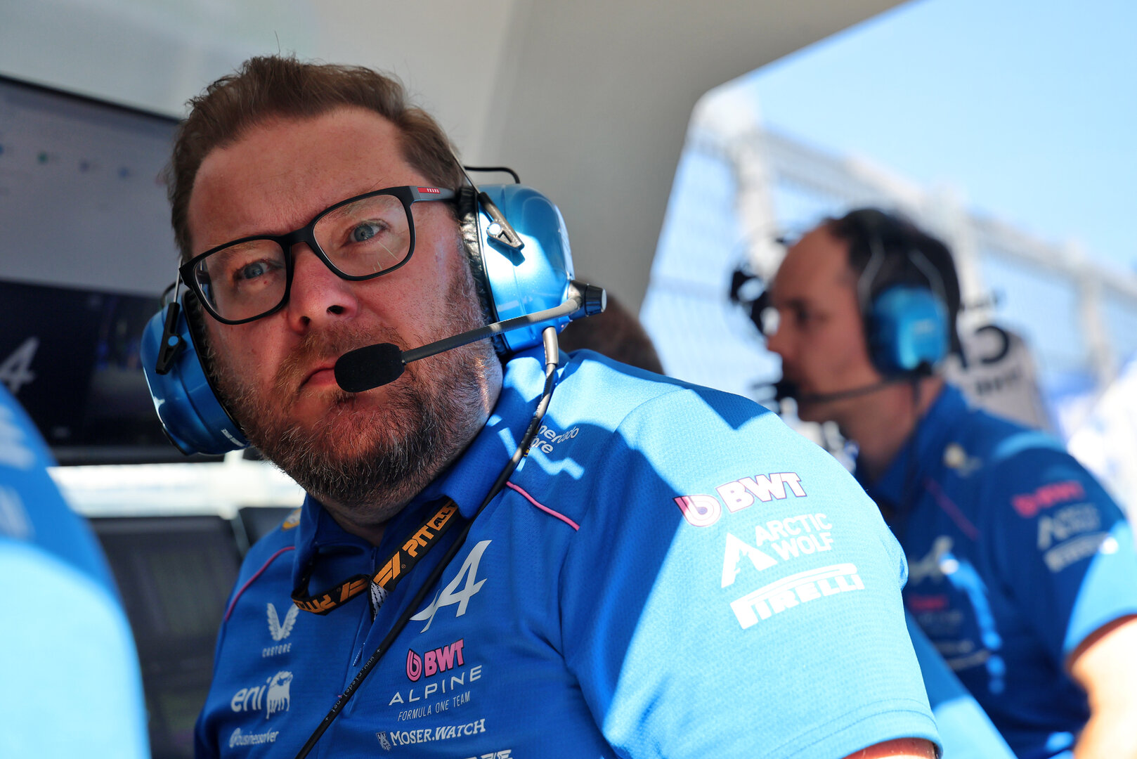 GP MIAMI, Dave Greenwood (GBR) Alpine F1 Team Racing Director.
01.05.2026. Formula 1 World Championship, Rd 4, Miami Grand Prix, Miami, Florida, USA, Sprint Qualifiche Day.
- www.xpbimages.com, EMail: requests@xpbimages.com © Copyright: Batchelor / XPB Images
