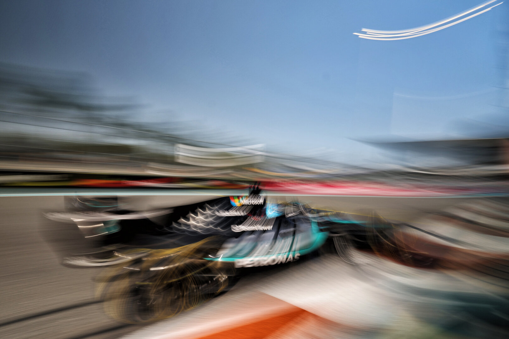 GP MIAMI, George Russell (GBR) Mercedes AMG Formula One Team W17.
01.05.2026. Formula 1 World Championship, Rd 4, Miami Grand Prix, Miami, Florida, USA, Sprint Qualifiche Day.
- www.xpbimages.com, EMail: requests@xpbimages.com © Copyright: Dunbar / XPB Images