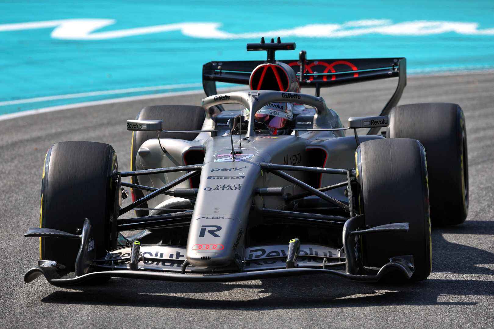 GP MIAMI, Nico Hulkenberg (GER) Audi F1 Team R26.
01.05.2026. Formula 1 World Championship, Rd 4, Miami Grand Prix, Miami, Florida, USA, Sprint Qualifiche Day.
- www.xpbimages.com, EMail: requests@xpbimages.com © Copyright: Dunbar / XPB Images