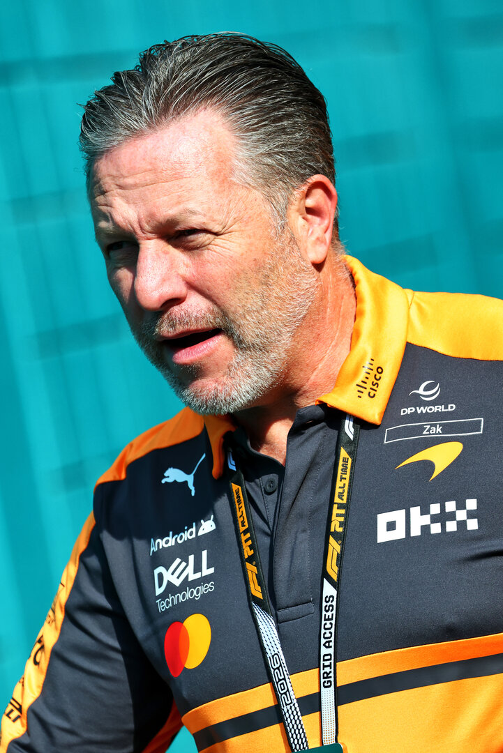 GP MIAMI, Zak Brown (USA) McLaren F1 Team Executive Director.
02.05.2026. Formula 1 World Championship, Rd 4, Miami Grand Prix, Miami, Florida, USA, Sprint e Qualifiche Day.
- www.xpbimages.com, EMail: requests@xpbimages.com © Copyright: Bearne / XPB Images