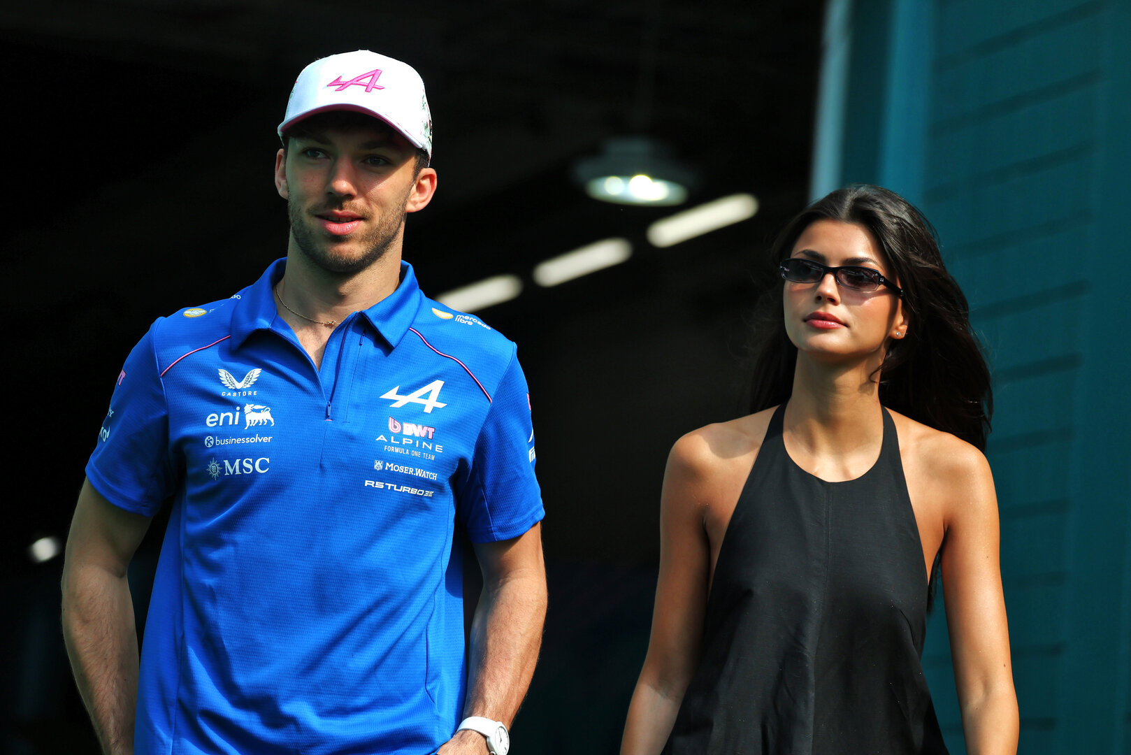 GP MIAMI, (L to R): Pierre Gasly (FRA) Alpine F1 Team with Domenica Kika Cerqueira Gomes (POR).
02.05.2026. Formula 1 World Championship, Rd 4, Miami Grand Prix, Miami, Florida, USA, Sprint e Qualifiche Day.
- www.xpbimages.com, EMail: requests@xpbimages.com © Copyright: Moy / XPB Images