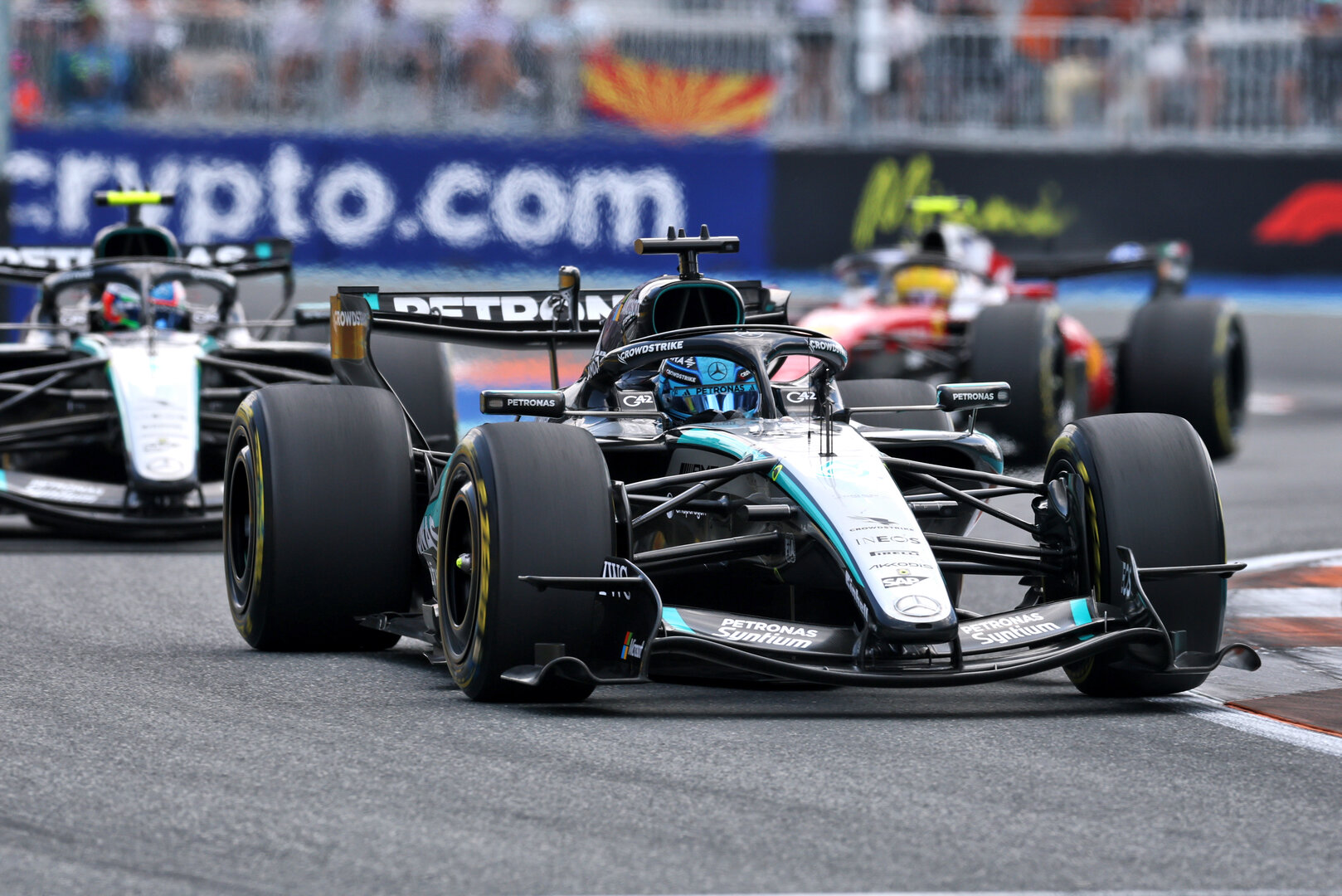 GP MIAMI, George Russell (GBR) Mercedes AMG Formula One Team W17.
02.05.2026. Formula 1 World Championship, Rd 4, Miami Grand Prix, Miami, Florida, USA, Sprint e Qualifiche Day.
- www.xpbimages.com, EMail: requests@xpbimages.com © Copyright: Charniaux / XPB Images