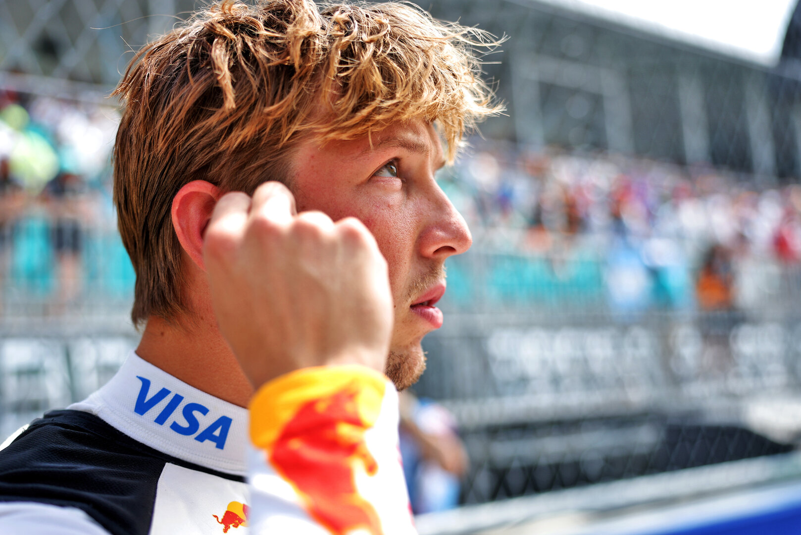 GP MIAMI, Liam Lawson (NZL) Racing Bulls Formula One Team on the grid.
02.05.2026. Formula 1 World Championship, Rd 4, Miami Grand Prix, Miami, Florida, USA, Sprint e Qualifiche Day.
- www.xpbimages.com, EMail: requests@xpbimages.com © Copyright: Charniaux / XPB Images