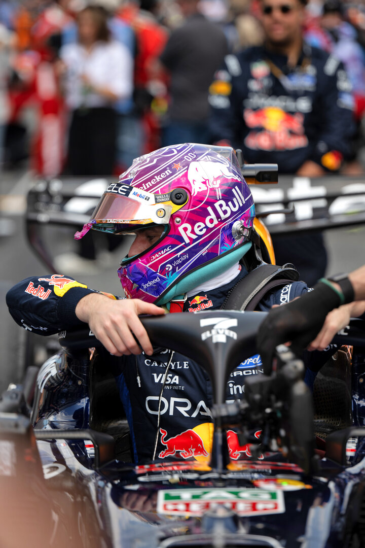 GP MIAMI, Max Verstappen (NLD) Red Bull Racing RB22 on the grid.
02.05.2026. Formula 1 World Championship, Rd 4, Miami Grand Prix, Miami, Florida, USA, Sprint e Qualifiche Day.
- www.xpbimages.com, EMail: requests@xpbimages.com © Copyright: Price / XPB Images
