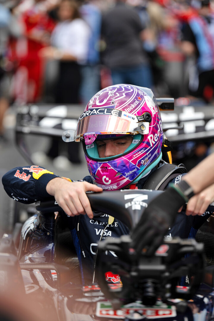 GP MIAMI, Max Verstappen (NLD) Red Bull Racing RB22 on the grid.
02.05.2026. Formula 1 World Championship, Rd 4, Miami Grand Prix, Miami, Florida, USA, Sprint e Qualifiche Day.
- www.xpbimages.com, EMail: requests@xpbimages.com © Copyright: Price / XPB Images
