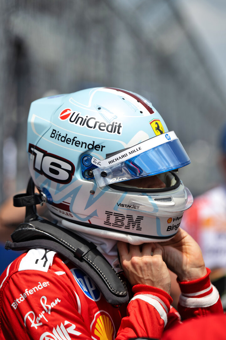 GP MIAMI, Charles Leclerc (MON) Ferrari on the grid.
02.05.2026. Formula 1 World Championship, Rd 4, Miami Grand Prix, Miami, Florida, USA, Sprint e Qualifiche Day.
- www.xpbimages.com, EMail: requests@xpbimages.com © Copyright: Price / XPB Images