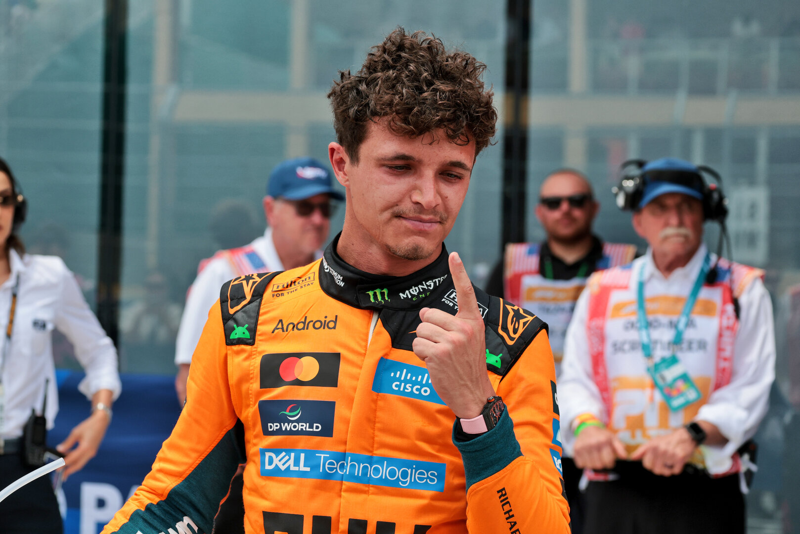 GP MIAMI, Gara winner Lando Norris (GBR) McLaren F1 Team celebrates in Sprint parc ferme.
02.05.2026. Formula 1 World Championship, Rd 4, Miami Grand Prix, Miami, Florida, USA, Sprint e Qualifiche Day.
- www.xpbimages.com, EMail: requests@xpbimages.com © Copyright: Moy / XPB Images