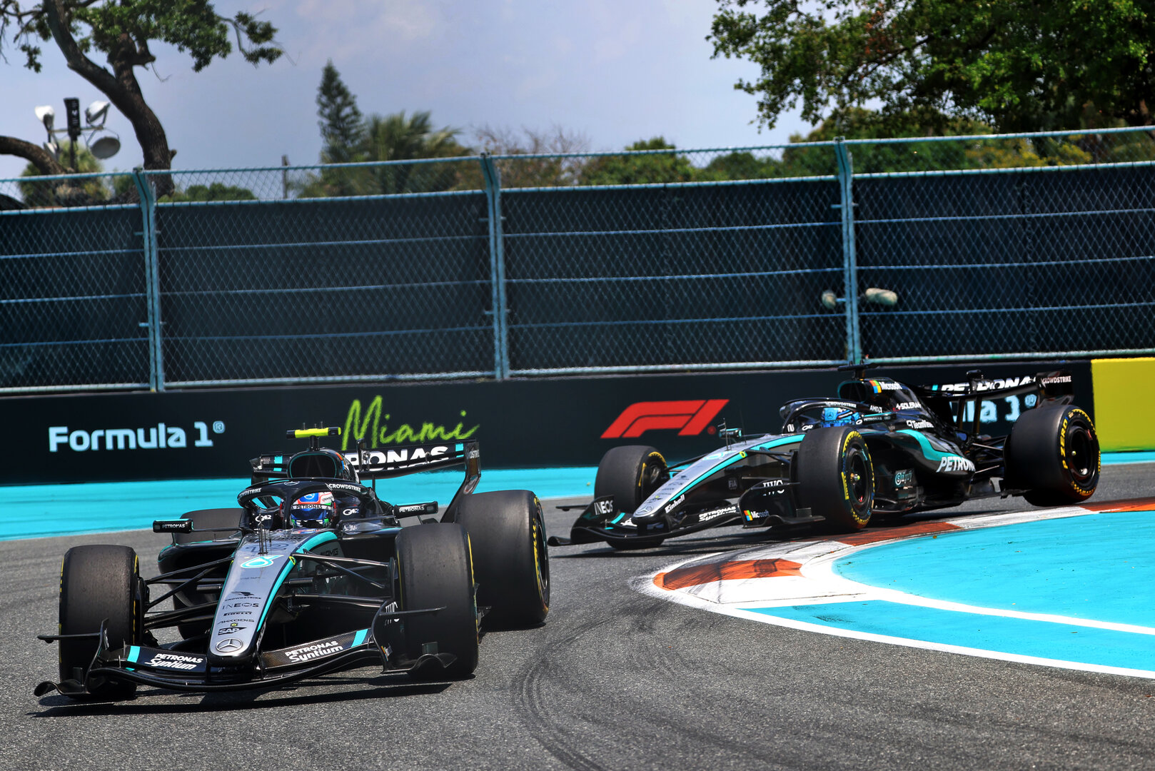GP MIAMI, Andrea Kimi Antonelli (ITA) Mercedes AMG Formula One Team W17.
02.05.2026. Formula 1 World Championship, Rd 4, Miami Grand Prix, Miami, Florida, USA, Sprint e Qualifiche Day.
 - www.xpbimages.com, EMail: requests@xpbimages.com © Copyright: Rew / XPB Images