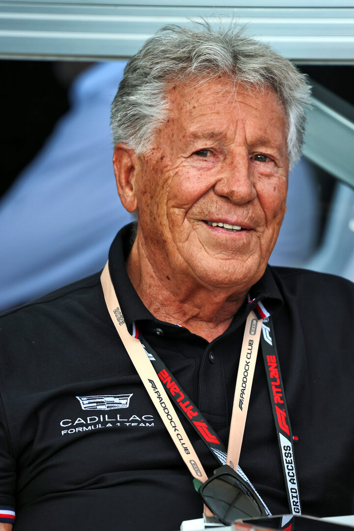 GP MIAMI, Mario Andretti (USA) Cadillac Formula 1 Team Ambassador.
02.05.2026. Formula 1 World Championship, Rd 4, Miami Grand Prix, Miami, Florida, USA, Sprint e Qualifiche Day.
- www.xpbimages.com, EMail: requests@xpbimages.com © Copyright: Batchelor / XPB Images