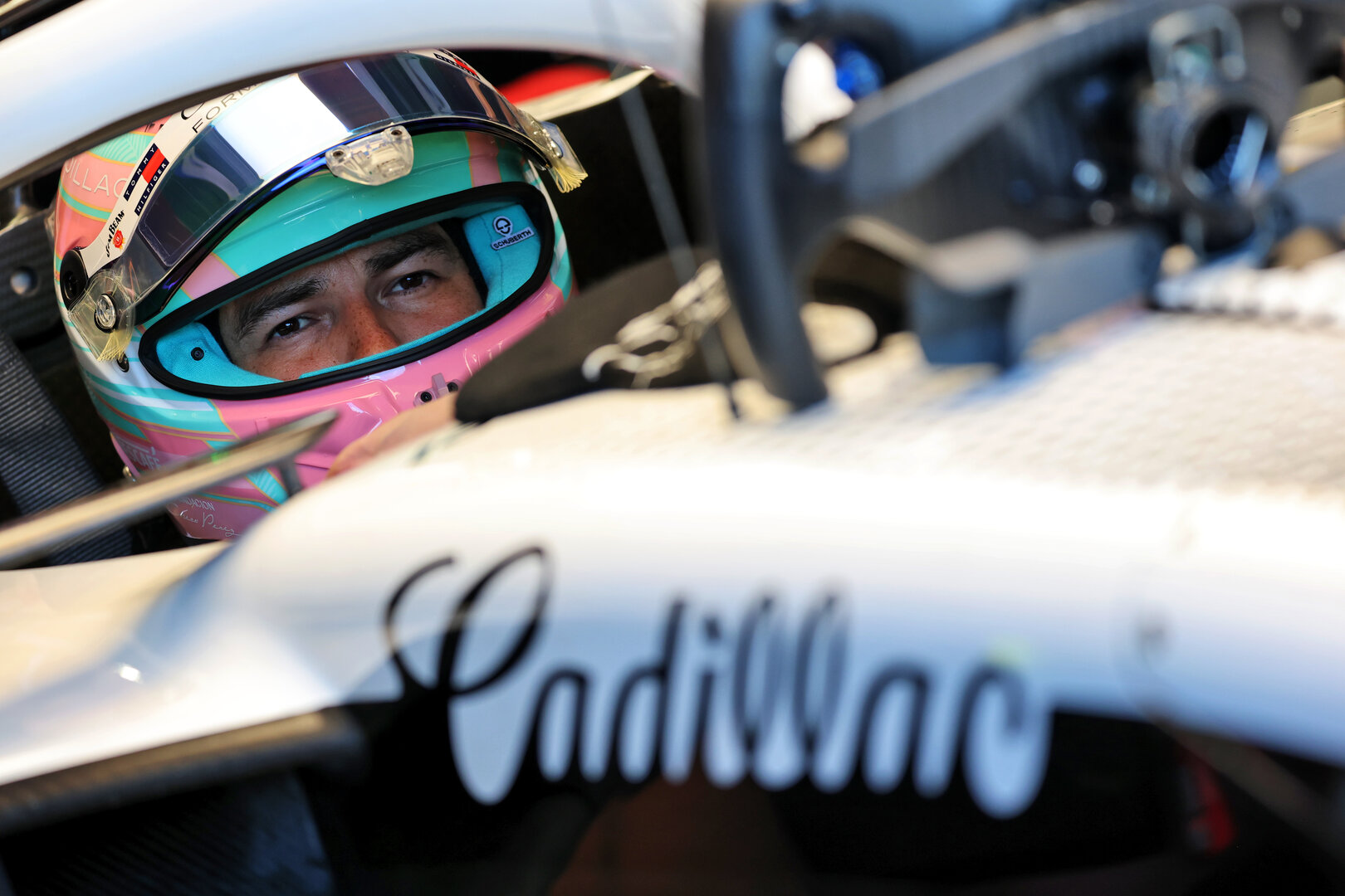 GP MIAMI, Sergio Perez (MEX) Cadillac Formula 1 Team MAC-26.
02.05.2026. Formula 1 World Championship, Rd 4, Miami Grand Prix, Miami, Florida, USA, Sprint e Qualifiche Day.
- www.xpbimages.com, EMail: requests@xpbimages.com © Copyright: Batchelor / XPB Images