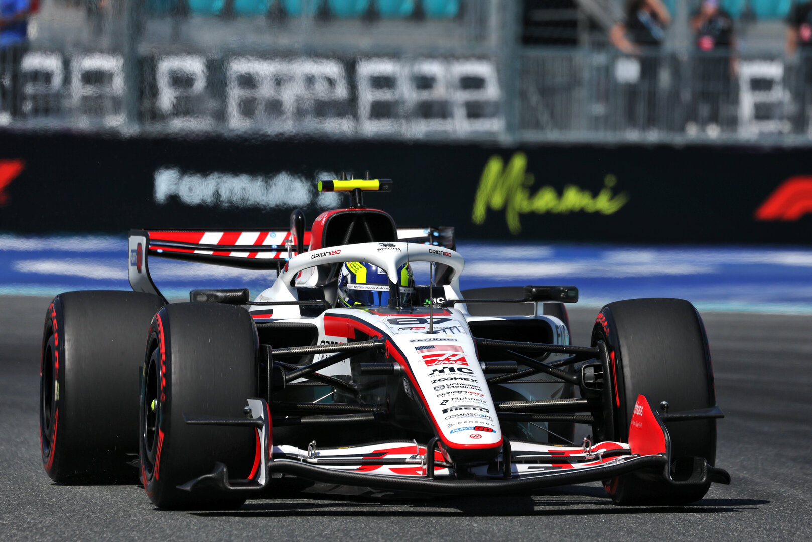 GP MIAMI, Oliver Bearman (GBR) Haas F1 Team VF-26.
02.05.2026. Formula 1 World Championship, Rd 4, Miami Grand Prix, Miami, Florida, USA, Sprint e Qualifiche Day.
- www.xpbimages.com, EMail: requests@xpbimages.com © Copyright: Dunbar / XPB Images