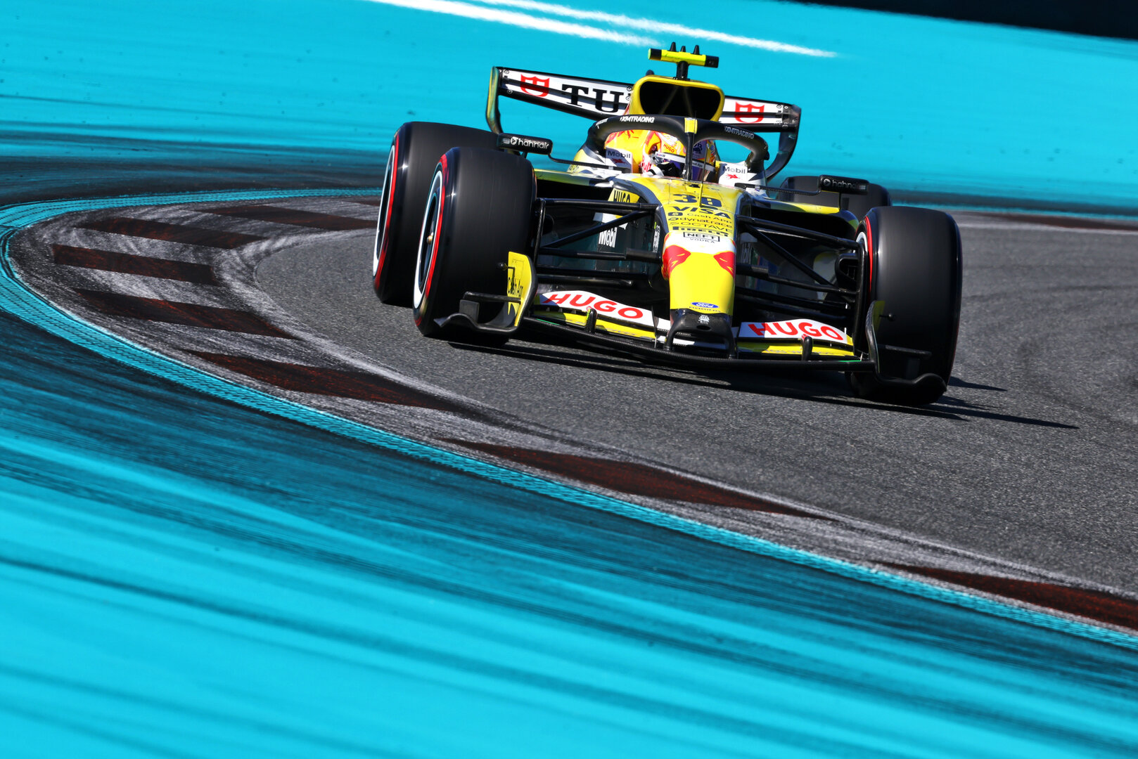 GP MIAMI, Liam Lawson (NZL) Racing Bulls Formula One Team VCARB 03.
02.05.2026. Formula 1 World Championship, Rd 4, Miami Grand Prix, Miami, Florida, USA, Sprint e Qualifiche Day.
- www.xpbimages.com, EMail: requests@xpbimages.com © Copyright: Patching / XPB Images
