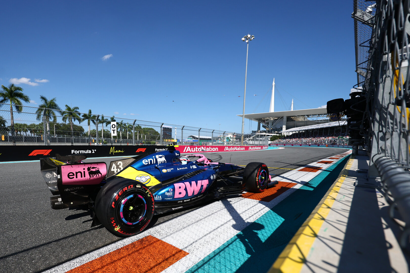 GP MIAMI, Franco Colapinto (ARG) Alpine F1 Team A526.
02.05.2026. Formula 1 World Championship, Rd 4, Miami Grand Prix, Miami, Florida, USA, Sprint e Qualifiche Day.
- www.xpbimages.com, EMail: requests@xpbimages.com © Copyright: Bearne / XPB Images