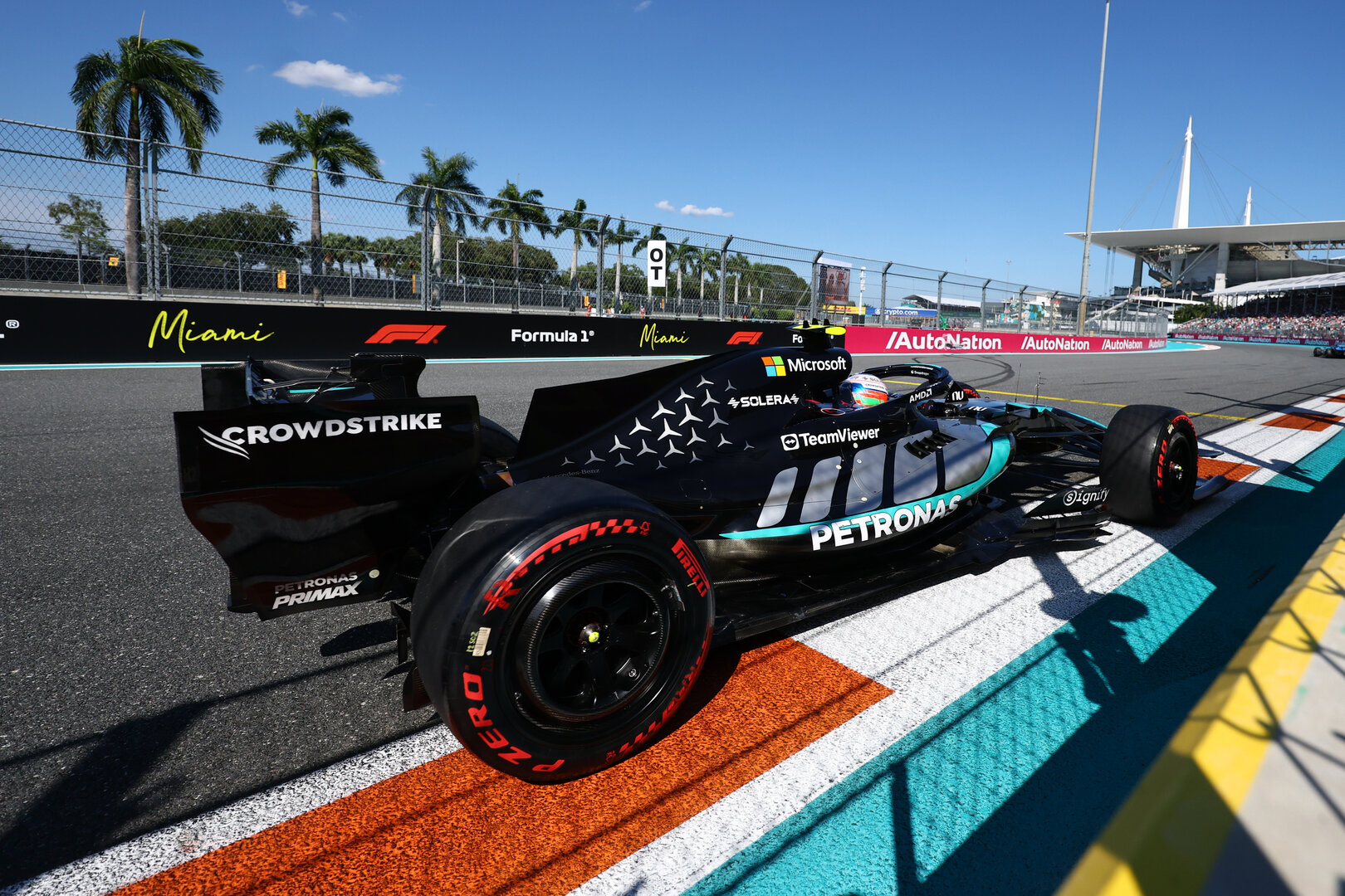 GP MIAMI, Andrea Kimi Antonelli (ITA) Mercedes AMG Formula One Team W17.
02.05.2026. Formula 1 World Championship, Rd 4, Miami Grand Prix, Miami, Florida, USA, Sprint e Qualifiche Day.
- www.xpbimages.com, EMail: requests@xpbimages.com © Copyright: Bearne / XPB Images