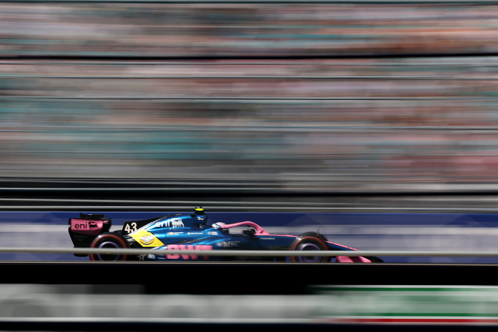 GP MIAMI, Franco Colapinto (ARG) Alpine F1 Team A526.
02.05.2026. Formula 1 World Championship, Rd 4, Miami Grand Prix, Miami, Florida, USA, Sprint e Qualifiche Day.
- www.xpbimages.com, EMail: requests@xpbimages.com © Copyright: Dunbar / XPB Images