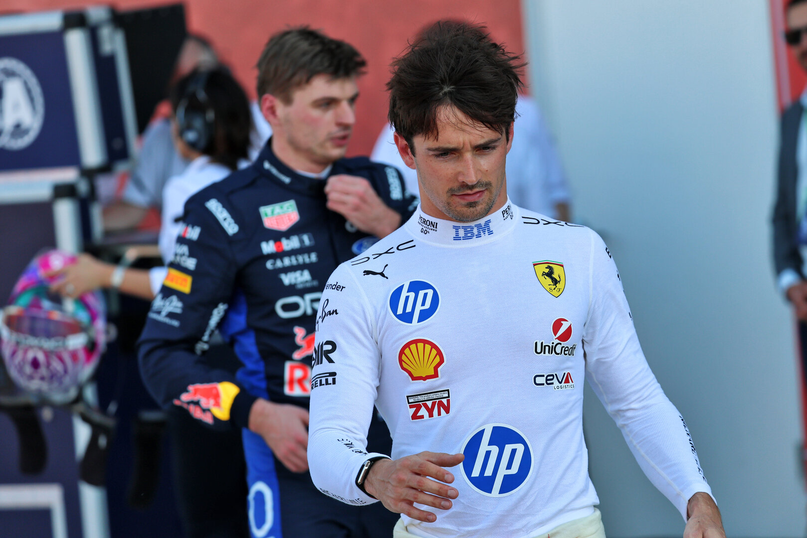 GP MIAMI, Charles Leclerc (MON) Ferrari in qualifying parc ferme.
02.05.2026. Formula 1 World Championship, Rd 4, Miami Grand Prix, Miami, Florida, USA, Sprint e Qualifiche Day.
- www.xpbimages.com, EMail: requests@xpbimages.com © Copyright: Batchelor / XPB Images
