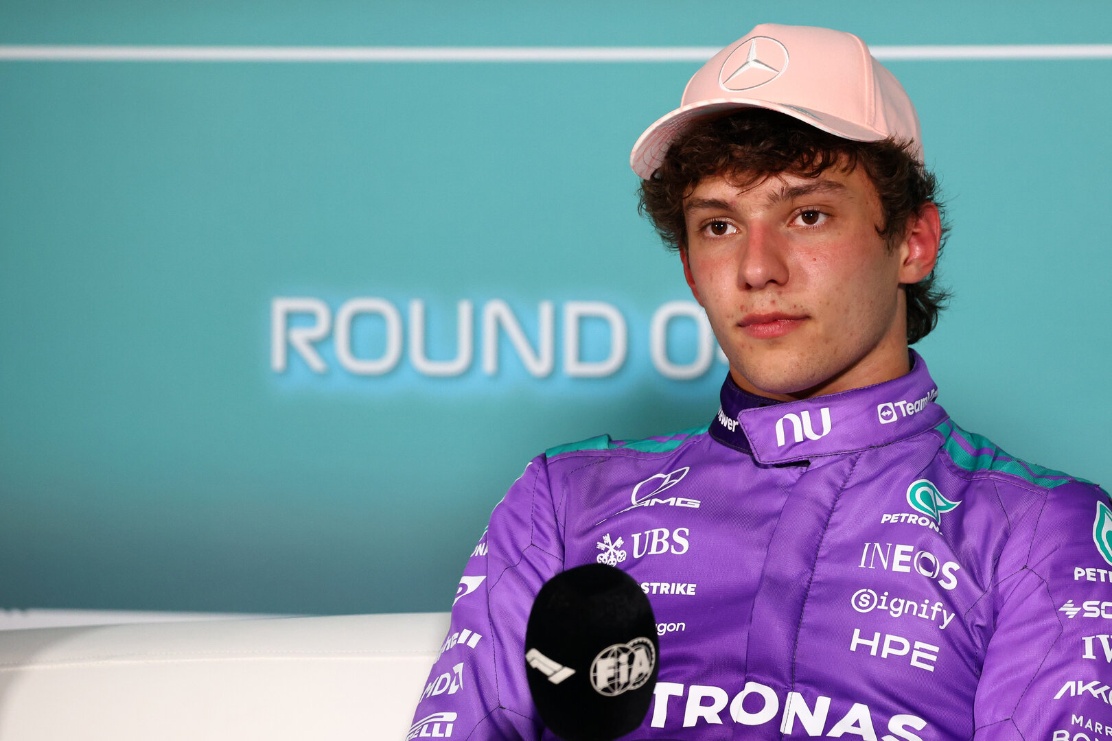 GP MIAMI, Andrea Kimi Antonelli (ITA) Mercedes AMG Formula One Team in the post qualifying FIA Press Conference.
02.05.2026. Formula 1 World Championship, Rd 4, Miami Grand Prix, Miami, Florida, USA, Sprint e Qualifiche Day.
- www.xpbimages.com, EMail: requests@xpbimages.com © Copyright: Bearne / XPB Images