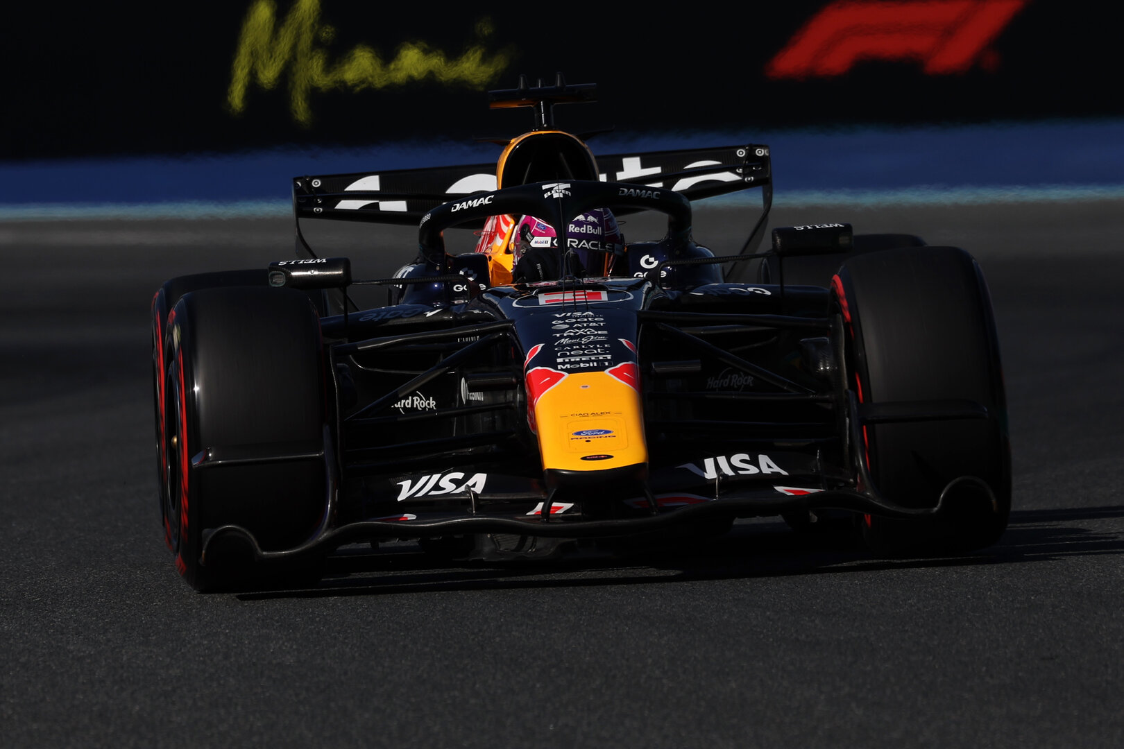 GP MIAMI, Max Verstappen (NLD) Red Bull Racing RB22.
02.05.2026. Formula 1 World Championship, Rd 4, Miami Grand Prix, Miami, Florida, USA, Sprint e Qualifiche Day.
- www.xpbimages.com, EMail: requests@xpbimages.com © Copyright: Dunbar / XPB Images