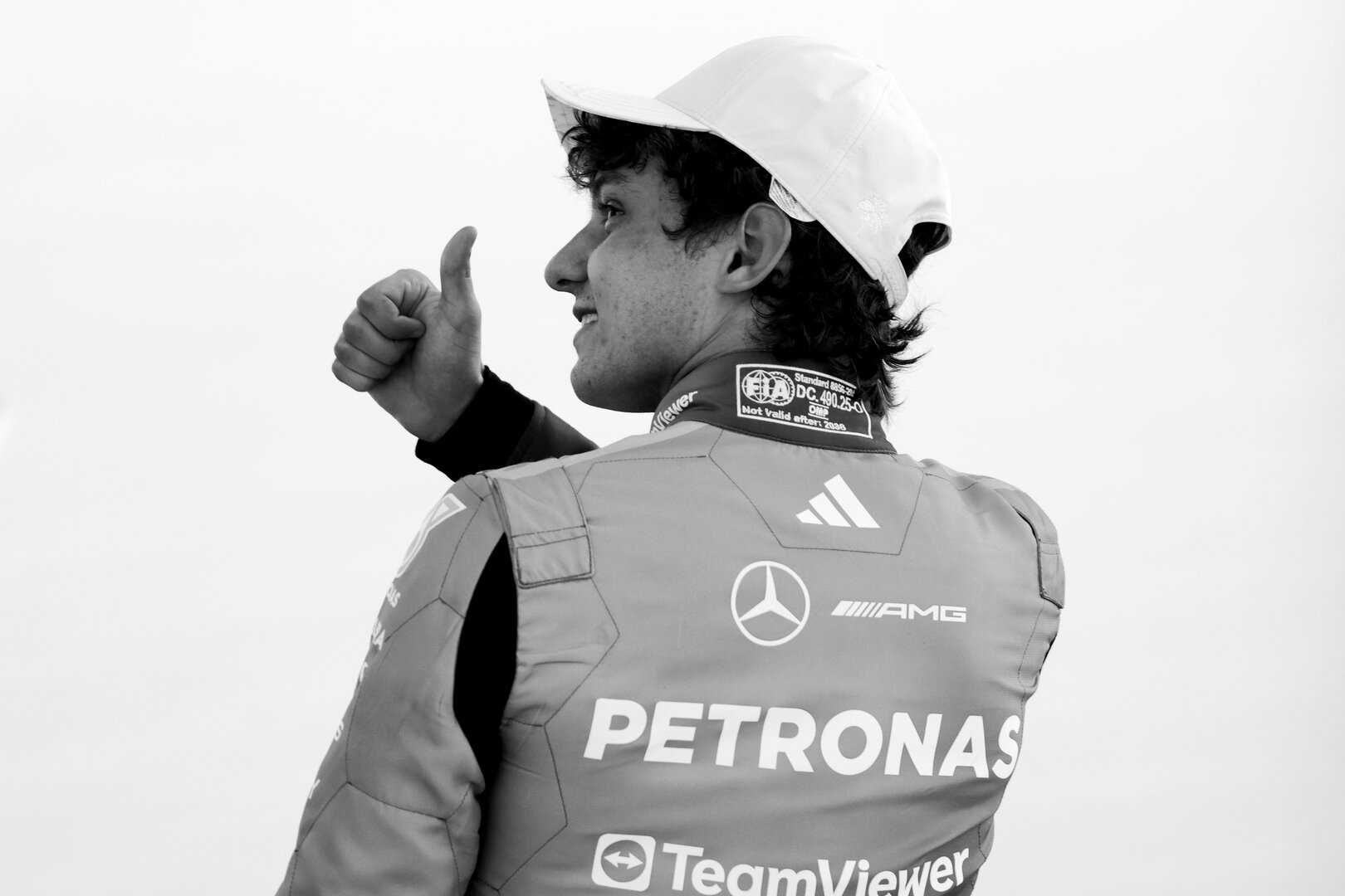 GP MIAMI, Andrea Kimi Antonelli (ITA) Mercedes AMG Formula One Team celebrates his pole position in qualifying parc ferme.
02.05.2026. Formula 1 World Championship, Rd 4, Miami Grand Prix, Miami, Florida, USA, Sprint e Qualifiche Day.
 - www.xpbimages.com, EMail: requests@xpbimages.com © Copyright: Coates / XPB Images