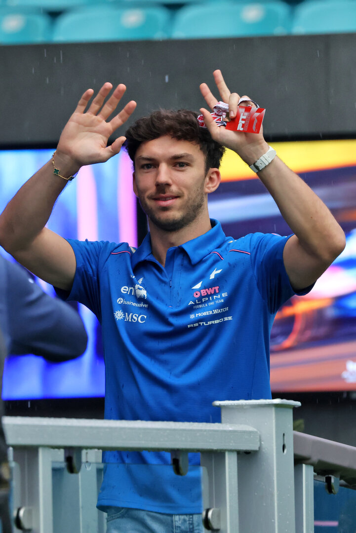 GP MIAMI, Pierre Gasly (FRA) Alpine F1 Team.
03.05.2026. Formula 1 World Championship, Rd 4, Miami Grand Prix, Miami, Florida, USA, Gara Day.
 - www.xpbimages.com, EMail: requests@xpbimages.com © Copyright: Rew / XPB Images