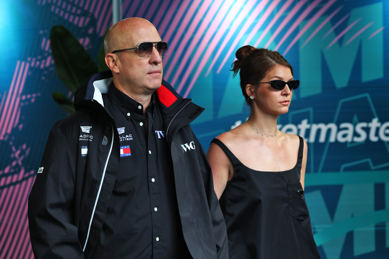 GP MIAMI, (L to R): Dan Towriss (USA) Cadillac F1 Team e TWG Motorsports CEO with sua moglie Cassidy Towriss.
03.05.2026. Formula 1 World Championship, Rd 4, Miami Grand Prix, Miami, Florida, USA, Gara Day.
- www.xpbimages.com, EMail: requests@xpbimages.com © Copyright: Patching / XPB Images