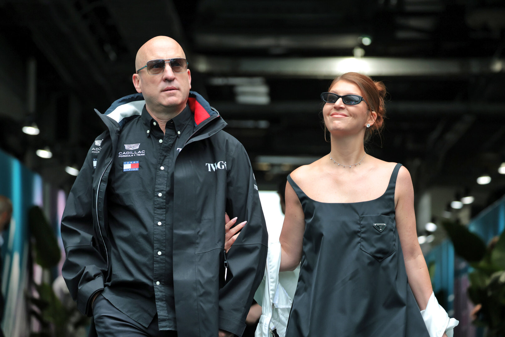 GP MIAMI, (L to R): Dan Towriss (USA) Cadillac F1 Team e TWG Motorsports CEO with sua moglie Cassidy Towriss.
03.05.2026. Formula 1 World Championship, Rd 4, Miami Grand Prix, Miami, Florida, USA, Gara Day.
- www.xpbimages.com, EMail: requests@xpbimages.com © Copyright: Moy / XPB Images