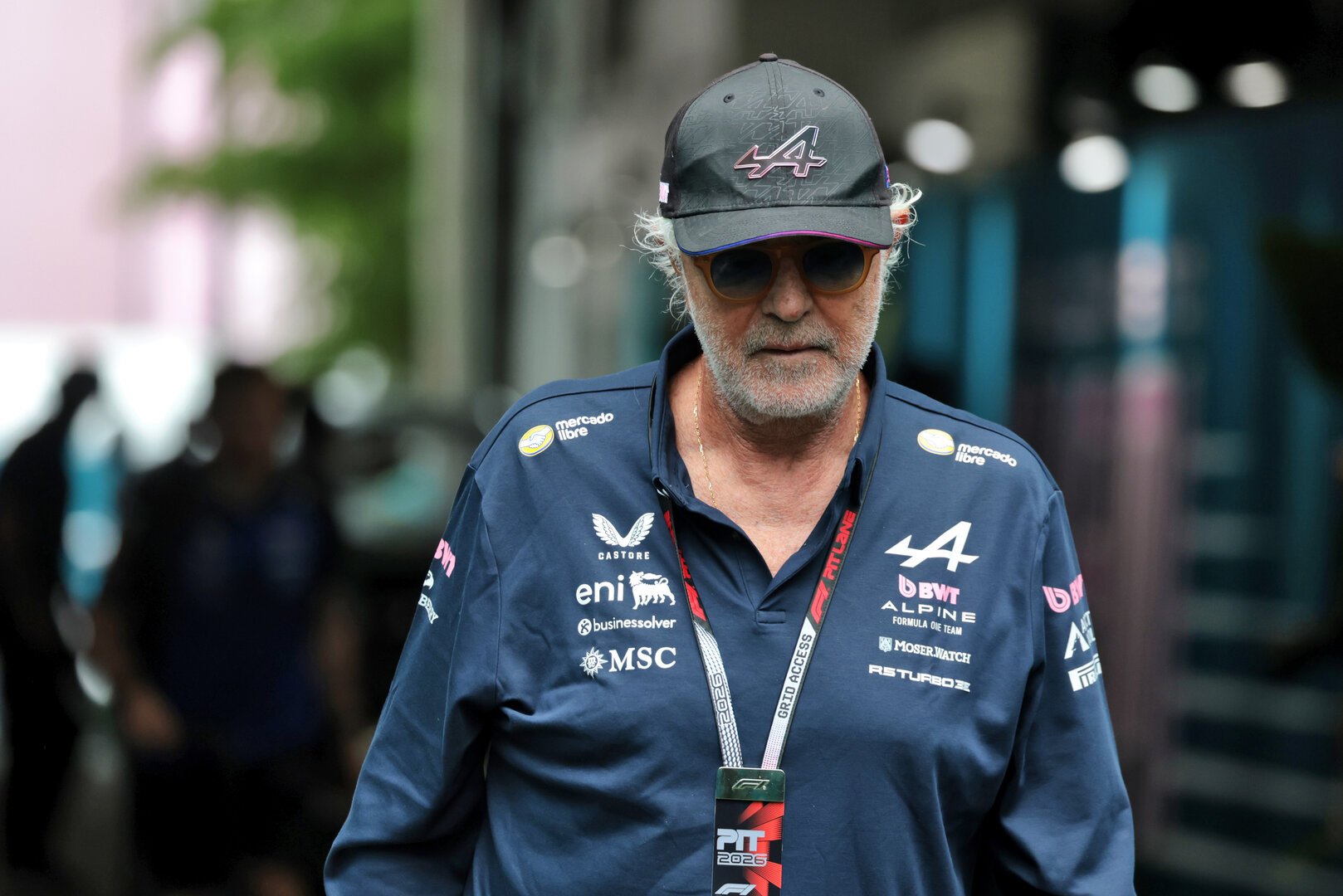 GP MIAMI, Flavio Briatore (ITA) Alpine F1 Team Executive Advisor.
03.05.2026. Formula 1 World Championship, Rd 4, Miami Grand Prix, Miami, Florida, USA, Gara Day.
- www.xpbimages.com, EMail: requests@xpbimages.com © Copyright: Moy / XPB Images