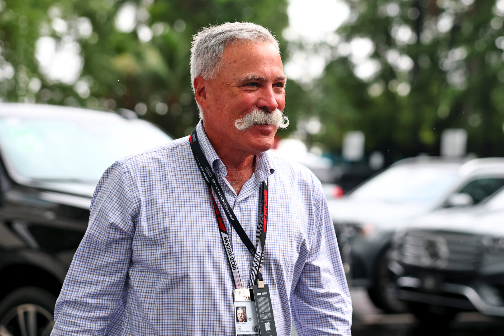 GP MIAMI, Chase Carey (USA) Liberty Media Executive Committee Board Member.
03.05.2026. Formula 1 World Championship, Rd 4, Miami Grand Prix, Miami, Florida, USA, Gara Day.
- www.xpbimages.com, EMail: requests@xpbimages.com © Copyright: Bearne / XPB Images
