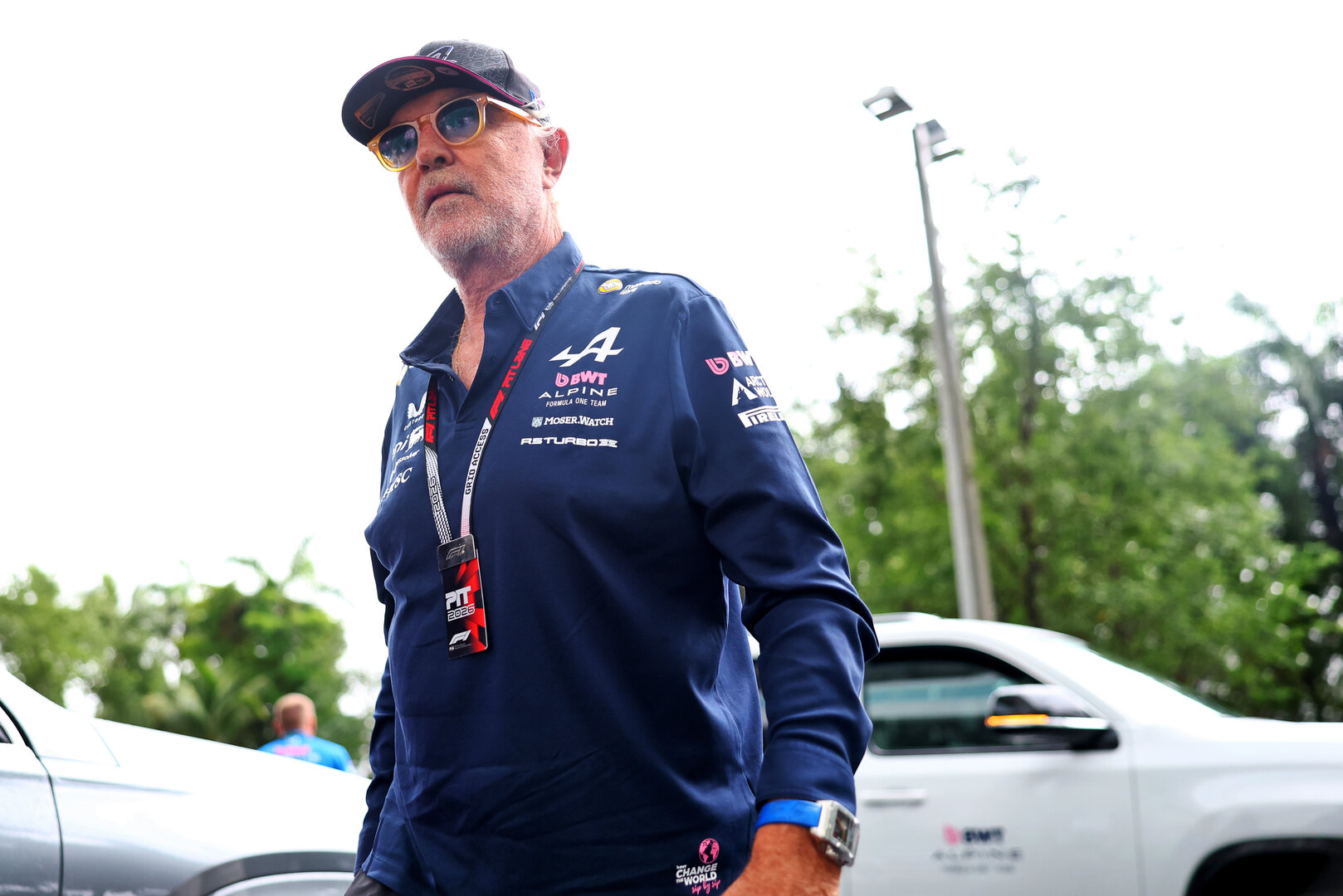 GP MIAMI, Flavio Briatore (ITA) Alpine F1 Team Executive Advisor.
03.05.2026. Formula 1 World Championship, Rd 4, Miami Grand Prix, Miami, Florida, USA, Gara Day.
- www.xpbimages.com, EMail: requests@xpbimages.com © Copyright: Bearne / XPB Images