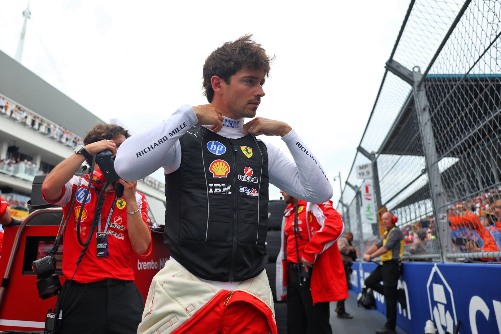 GP MIAMI, Charles Leclerc (MON) Ferrari on the grid.
03.05.2026. Formula 1 World Championship, Rd 4, Miami Grand Prix, Miami, Florida, USA, Gara Day.
- www.xpbimages.com, EMail: requests@xpbimages.com © Copyright: Patching / XPB Images