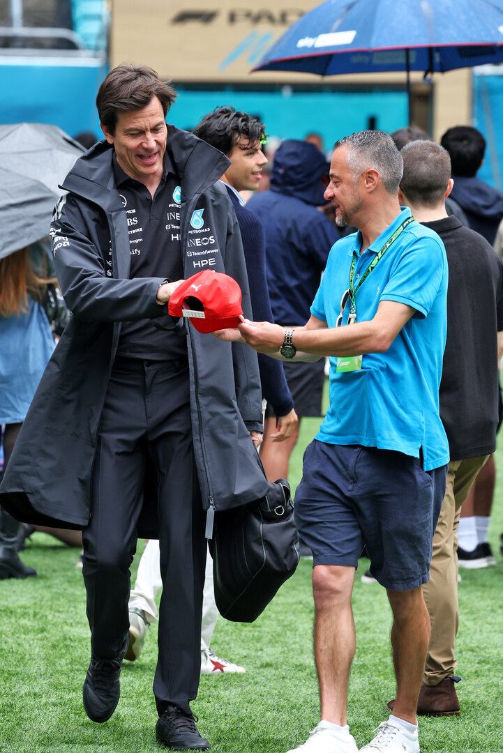GP MIAMI, Toto Wolff (GER) Mercedes AMG Formula One Team Shareholder e Executive Director.
03.05.2026. Formula 1 World Championship, Rd 4, Miami Grand Prix, Miami, Florida, USA, Gara Day.
- www.xpbimages.com, EMail: requests@xpbimages.com © Copyright: Dunbar / XPB Images
