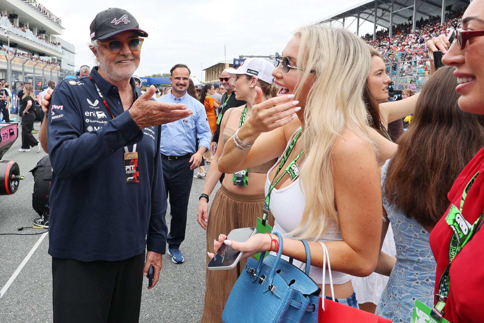 GP MIAMI, Flavio Briatore (ITA) Alpine F1 Team Executive Advisor on the grid.
03.05.2026. Formula 1 World Championship, Rd 4, Miami Grand Prix, Miami, Florida, USA, Gara Day.
- www.xpbimages.com, EMail: requests@xpbimages.com © Copyright: Moy / XPB Images