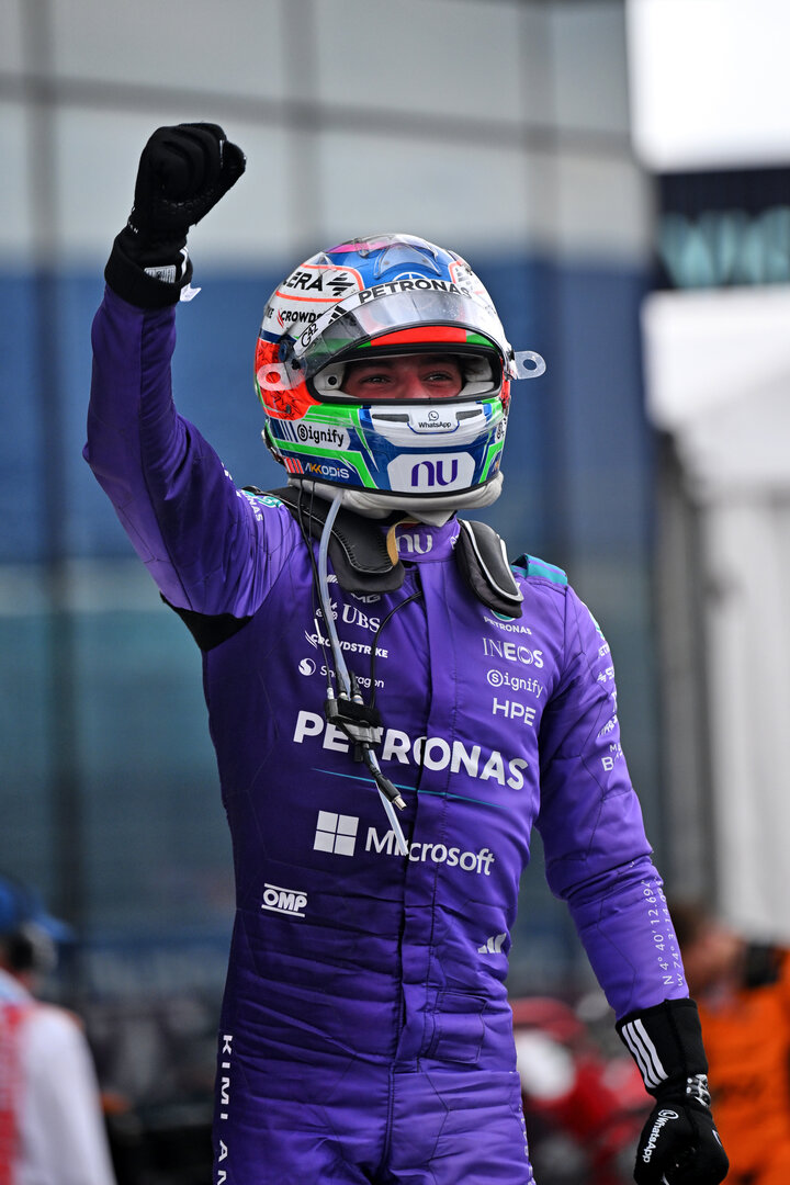 GP MIAMI, Gara winner Andrea Kimi Antonelli (ITA) Mercedes AMG Formula One Team celebrates in parc ferme.
03.05.2026. Formula 1 World Championship, Rd 4, Miami Grand Prix, Miami, Florida, USA, Gara Day.
- www.xpbimages.com, EMail: requests@xpbimages.com © Copyright: Price / XPB Images
