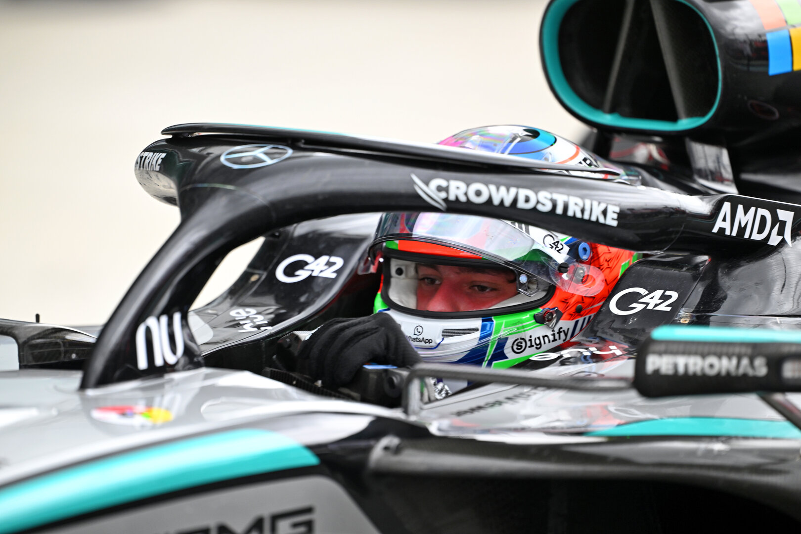 GP MIAMI, Gara winner Andrea Kimi Antonelli (ITA) Mercedes AMG Formula One Team W17 in parc ferme.
03.05.2026. Formula 1 World Championship, Rd 4, Miami Grand Prix, Miami, Florida, USA, Gara Day.
- www.xpbimages.com, EMail: requests@xpbimages.com © Copyright: Price / XPB Images