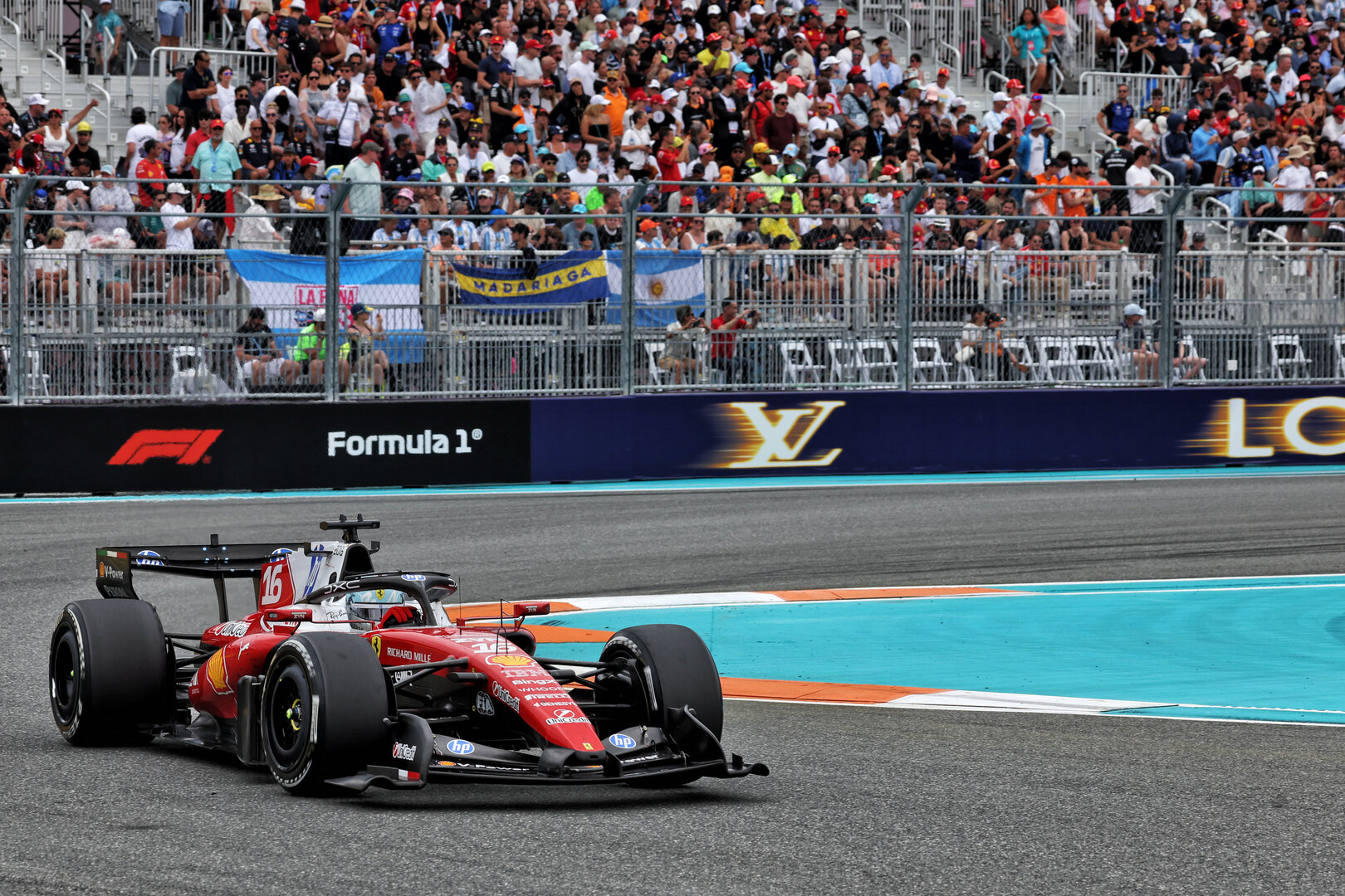 GP MIAMI, Charles Leclerc (MON) Ferrari SF-26.
03.05.2026. Formula 1 World Championship, Rd 4, Miami Grand Prix, Miami, Florida, USA, Gara Day.
- www.xpbimages.com, EMail: requests@xpbimages.com © Copyright: Dunbar / XPB Images