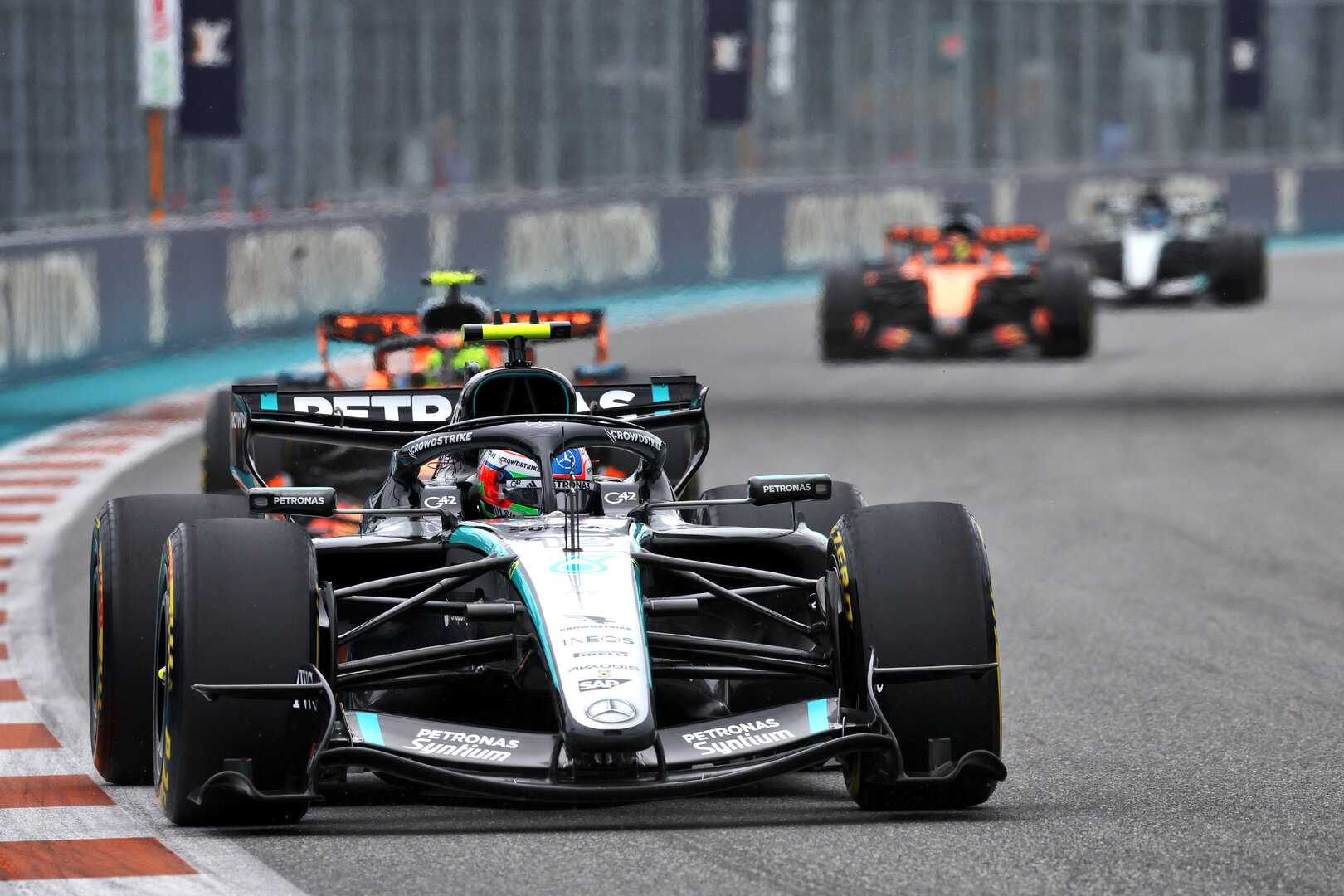 GP MIAMI, Andrea Kimi Antonelli (ITA) Mercedes AMG Formula One Team W17.
03.05.2026. Formula 1 World Championship, Rd 4, Miami Grand Prix, Miami, Florida, USA, Gara Day.
- www.xpbimages.com, EMail: requests@xpbimages.com © Copyright: Dunbar / XPB Images