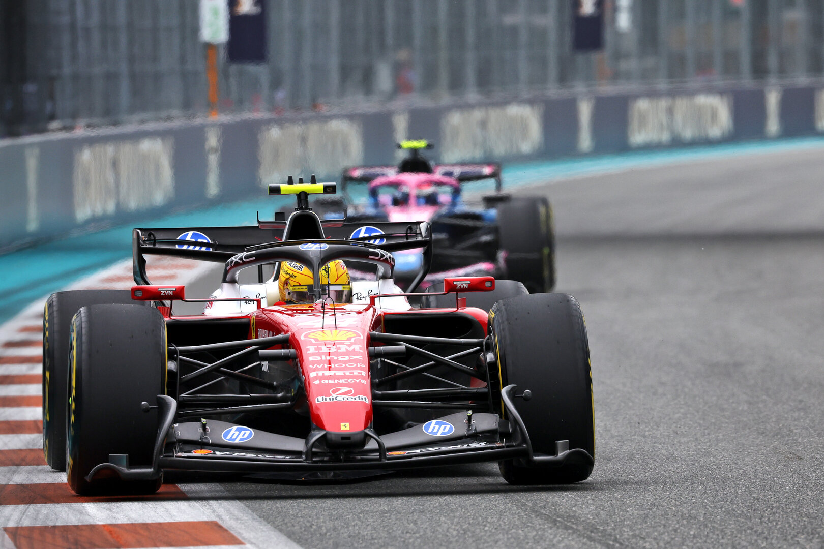 GP MIAMI, Lewis Hamilton (GBR) Ferrari SF-26.
03.05.2026. Formula 1 World Championship, Rd 4, Miami Grand Prix, Miami, Florida, USA, Gara Day.
- www.xpbimages.com, EMail: requests@xpbimages.com © Copyright: Dunbar / XPB Images