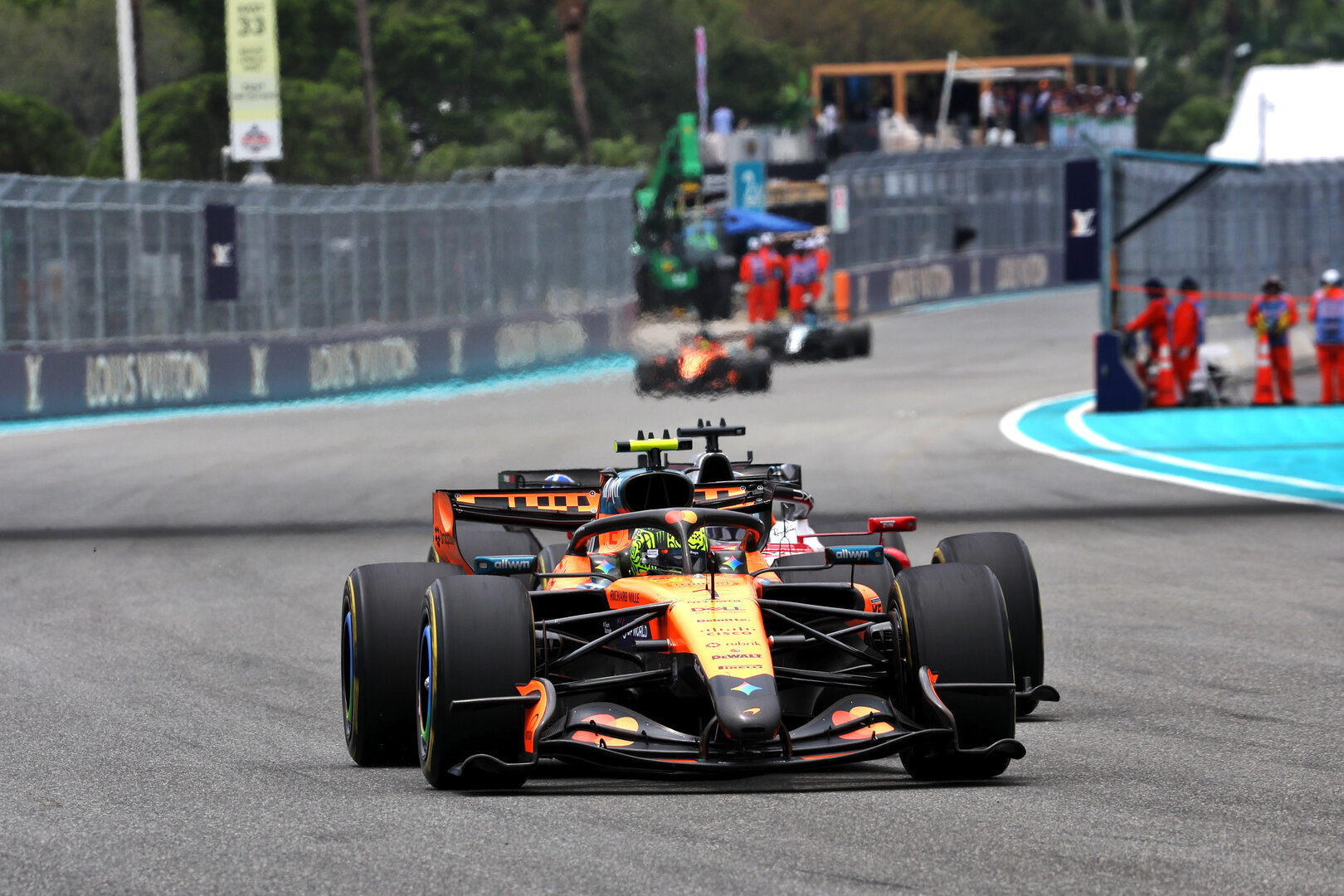 GP MIAMI, Lando Norris (GBR) McLaren F1 Team MCL40.
03.05.2026. Formula 1 World Championship, Rd 4, Miami Grand Prix, Miami, Florida, USA, Gara Day.
- www.xpbimages.com, EMail: requests@xpbimages.com © Copyright: Dunbar / XPB Images