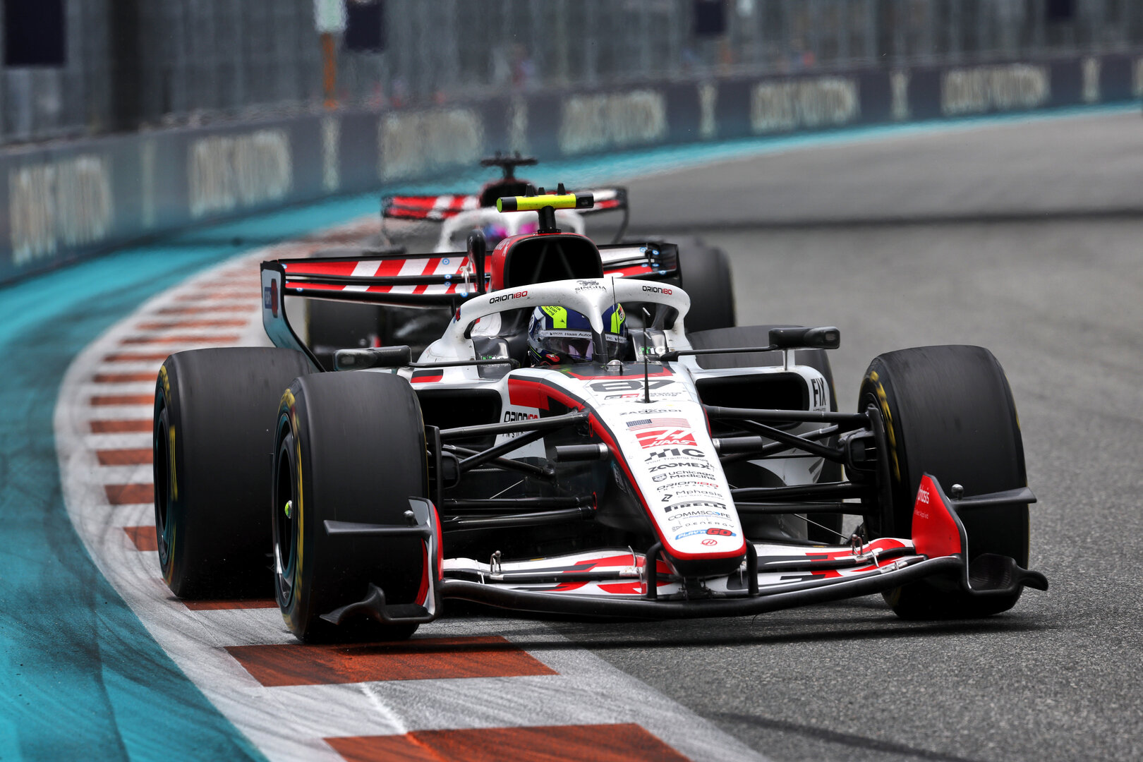 GP MIAMI, Oliver Bearman (GBR) Haas F1 Team VF-26.
03.05.2026. Formula 1 World Championship, Rd 4, Miami Grand Prix, Miami, Florida, USA, Gara Day.
- www.xpbimages.com, EMail: requests@xpbimages.com © Copyright: Dunbar / XPB Images