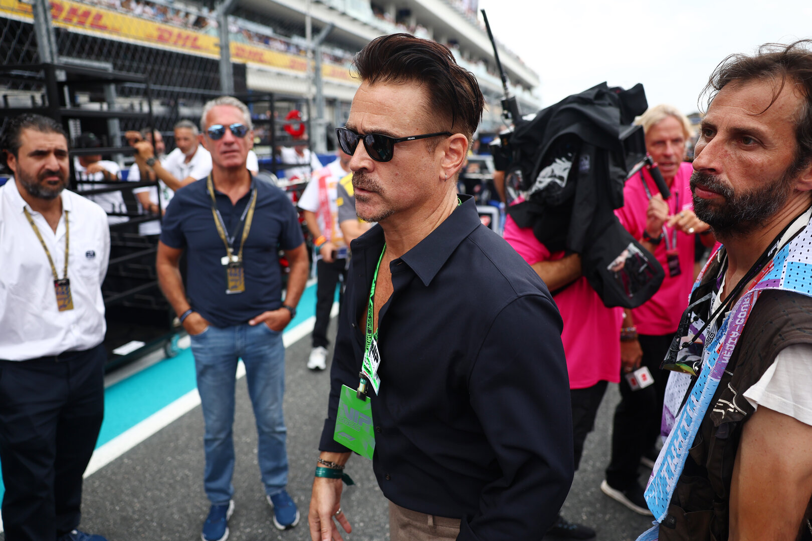 GP MIAMI, Colin Farrell (IRE) Actor on the grid.
03.05.2026. Formula 1 World Championship, Rd 4, Miami Grand Prix, Miami, Florida, USA, Gara Day.
- www.xpbimages.com, EMail: requests@xpbimages.com © Copyright: Patching / XPB Images
