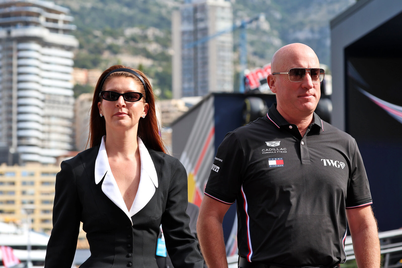 GP MONACO, L to R): Cassidy Towriss (USA) with her husband Dan Towriss (USA) Cadillac F1 Team e TWG Motorsports CEO. 
04.06.2026. Formula 1 World Championship, Rd 6, Monaco Grand Prix, Monte Carlo, Monaco, Preparation Day.
- www.xpbimages.com, EMail: requests@xpbimages.com © Copyright: Rew / XPB Images
