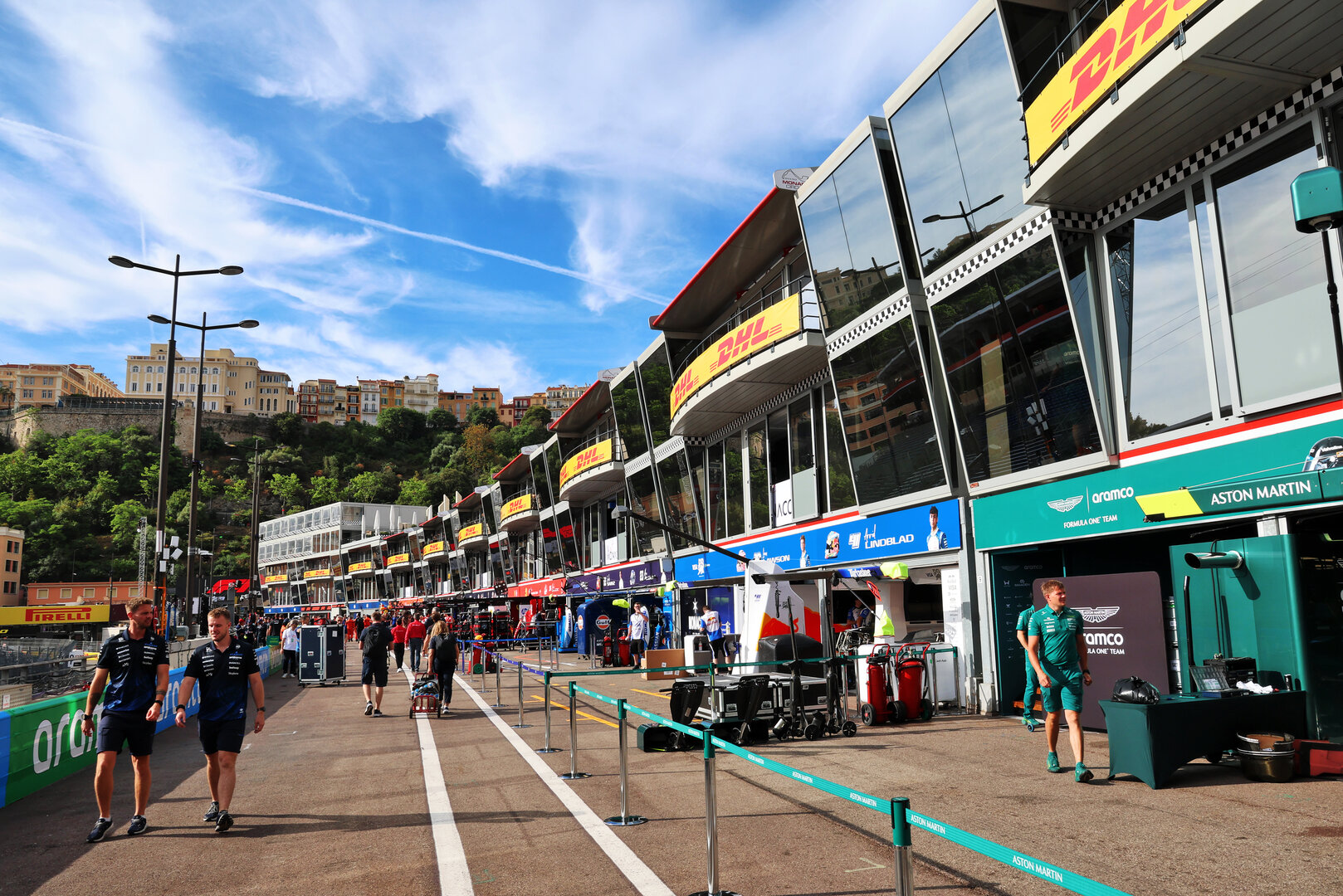 GP MONACO, Circuit Atmosfera - the pits.
04.06.2026. Formula 1 World Championship, Rd 6, Monaco Grand Prix, Monte Carlo, Monaco, Preparation Day.
- www.xpbimages.com, EMail: requests@xpbimages.com © Copyright: Batchelor / XPB Images
