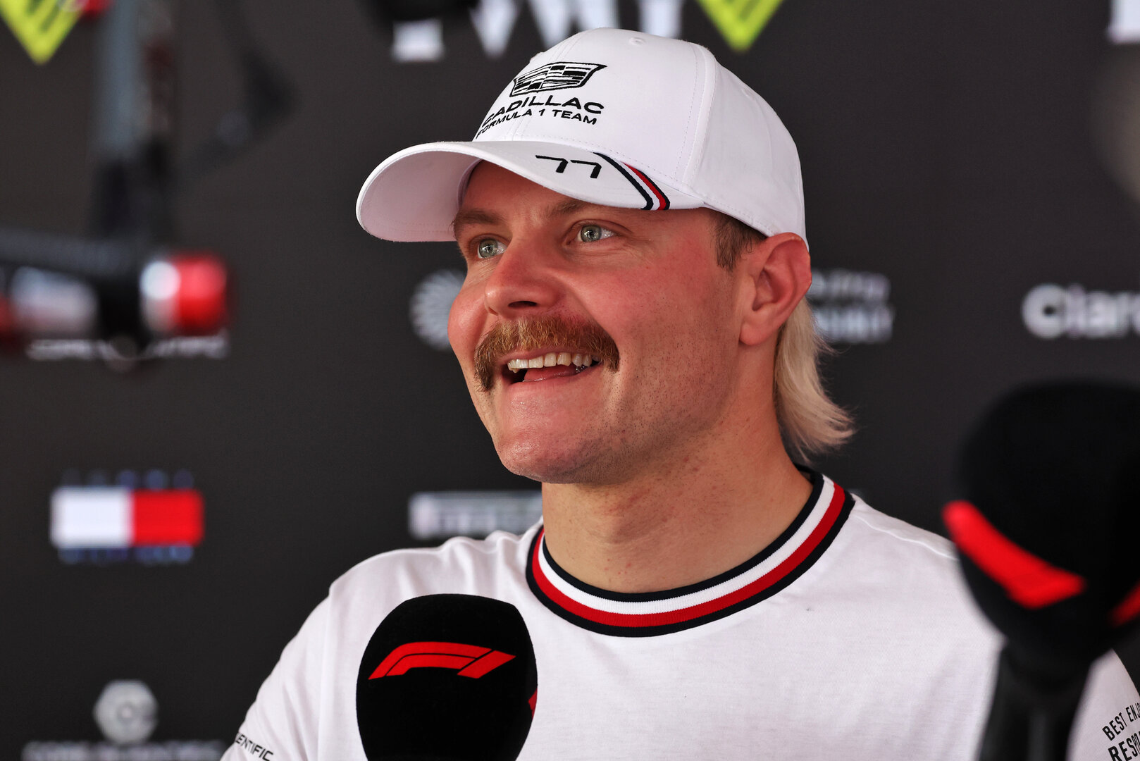 GP MONACO, Valtteri Bottas (FIN) Cadillac Formula 1 Team with the media.
04.06.2026. Formula 1 World Championship, Rd 6, Monaco Grand Prix, Monte Carlo, Monaco, Preparation Day.
- www.xpbimages.com, EMail: requests@xpbimages.com © Copyright: Bearne / XPB Images