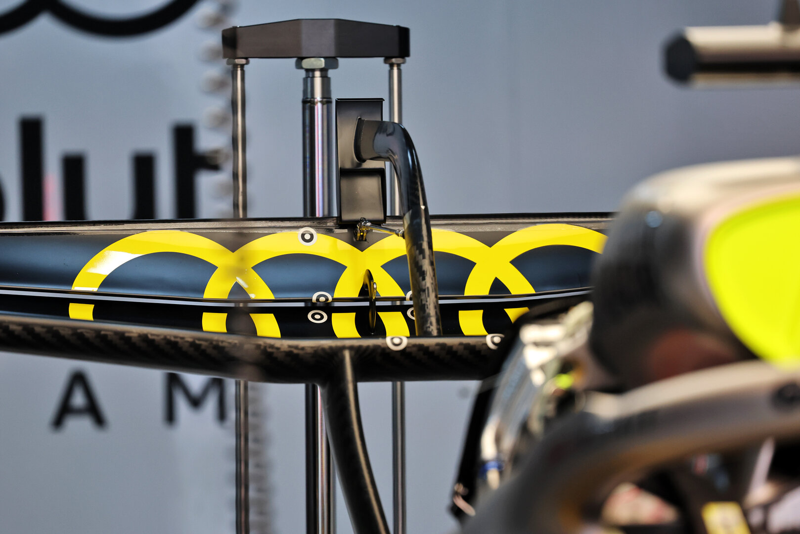 GP MONACO, Audi F1 Team R26 rear wing detail.
04.06.2026. Formula 1 World Championship, Rd 6, Monaco Grand Prix, Monte Carlo, Monaco, Preparation Day.
- www.xpbimages.com, EMail: requests@xpbimages.com © Copyright: Batchelor / XPB Images