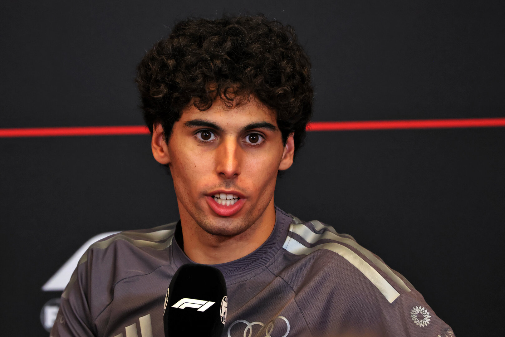 GP MONACO, Gabriel Bortoleto (BRA) Audi F1 Team in the FIA Press Conference.
04.06.2026. Formula 1 World Championship, Rd 6, Monaco Grand Prix, Monte Carlo, Monaco, Preparation Day.
- www.xpbimages.com, EMail: requests@xpbimages.com © Copyright: Rew / XPB Images