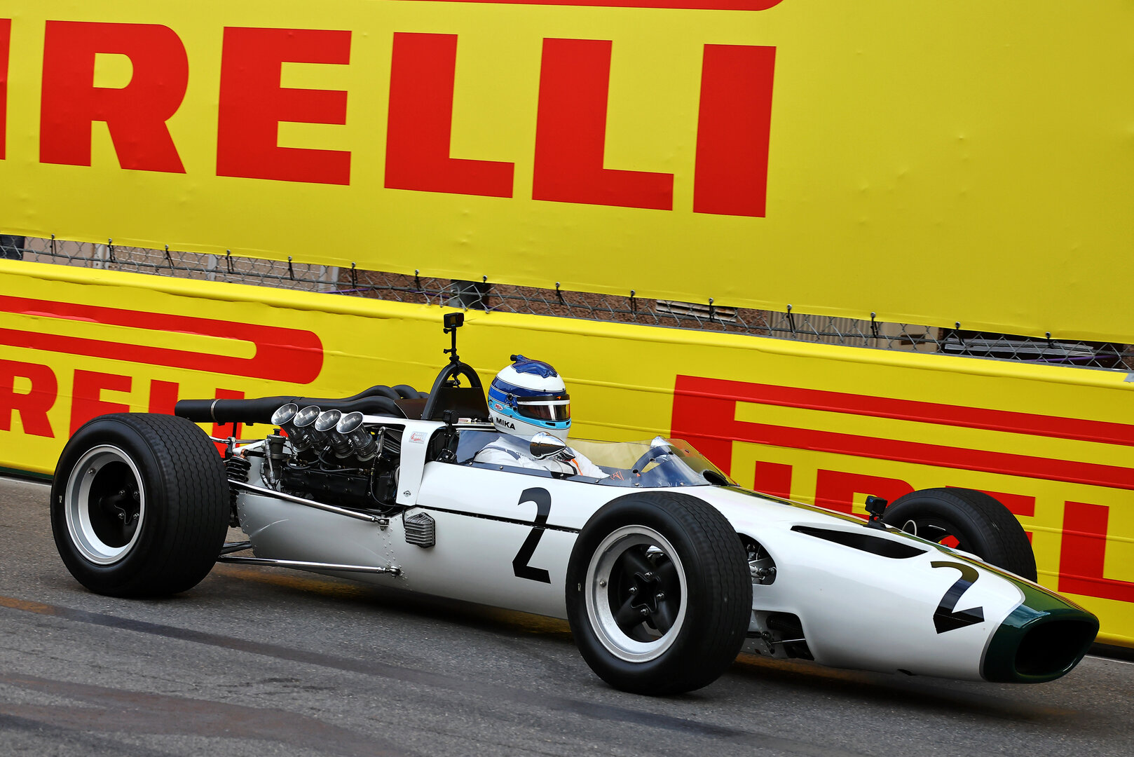 GP MONACO, Mika Hakkinen (FIN) in the 1966 McLaren M2B.
04.06.2026. Formula 1 World Championship, Rd 6, Monaco Grand Prix, Monte Carlo, Monaco, Preparation Day.
- www.xpbimages.com, EMail: requests@xpbimages.com © Copyright: XPB Images