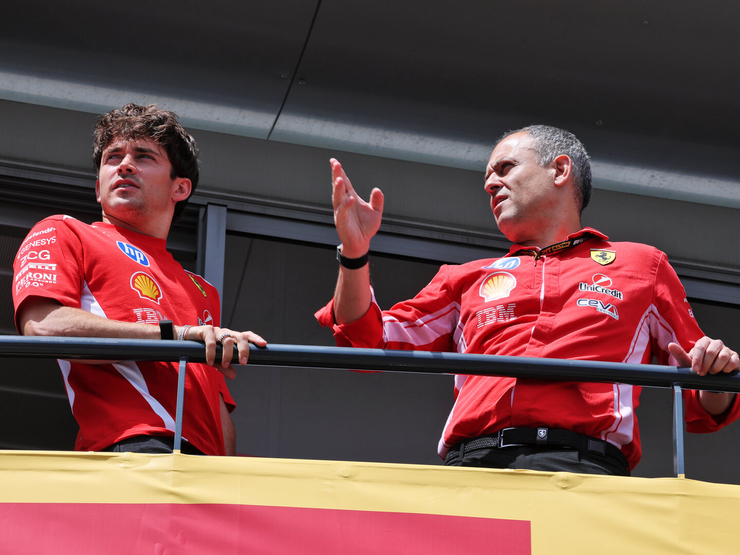GP MONACO, (L to R): Charles Leclerc (MON) Ferrari with Diego Ioverno (ITA) Ferrari Sporting Director.
04.06.2026. Formula 1 World Championship, Rd 6, Monaco Grand Prix, Monte Carlo, Monaco, Preparation Day.
 - www.xpbimages.com, EMail: requests@xpbimages.com © Copyright: Coates / XPB Images